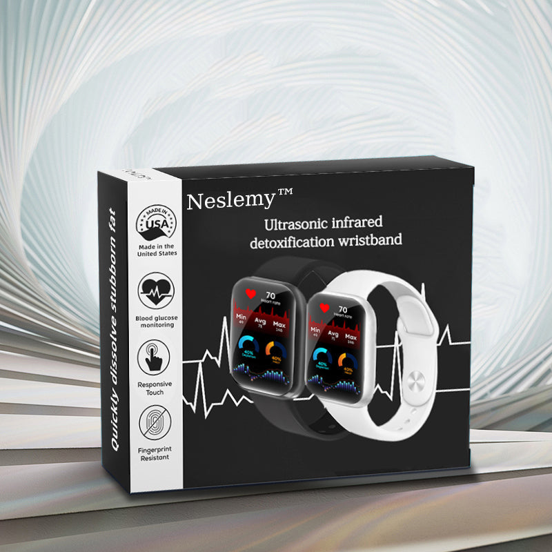 ⚡Neslemy™ Ultrasonic Fat Blasting ＆ Far Infrared Blood Sugar Balancing Detox Wristband (🔥LAST DAY 70% OFF)